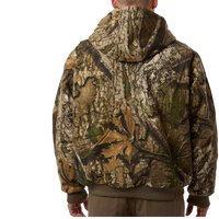 Berne Apparel Men's Berne Heritage Hooded Jacket, Realtree Apx, Back view