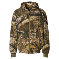 Berne Apparel Men's Heritage Thermal Lined Hooded Sweatshirt, Realtree Apx, Front view