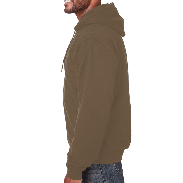 Berne Apparel Men's Heritage Thermal Lined Hooded Sweatshirt, Realtree Apx, Left Sleeve view