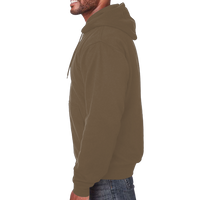 Berne Apparel Men's Heritage Thermal Lined Hooded Sweatshirt, Realtree Apx, Left Sleeve view