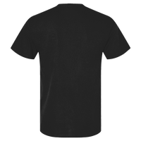 Berne Apparel Men's Lightweight Performance Pocket T-Shirt, Black, Back view