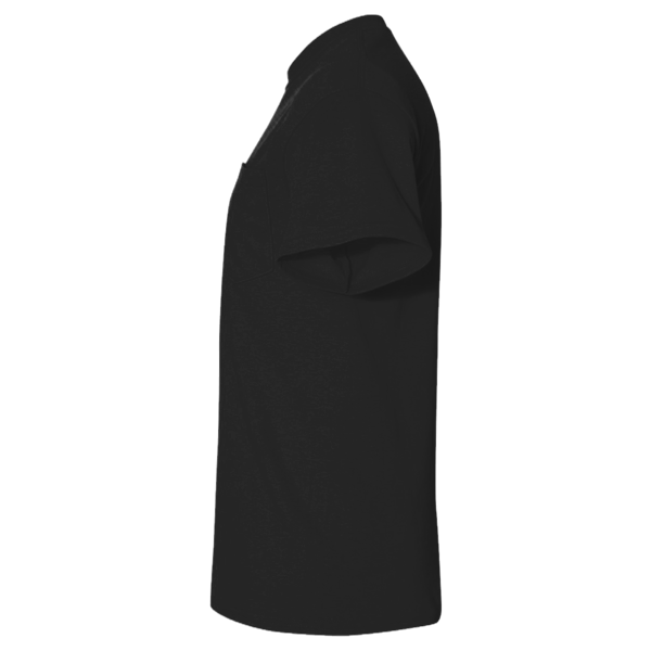 Berne Apparel Men's Lightweight Performance Pocket T-Shirt, Black, Left Sleeve view