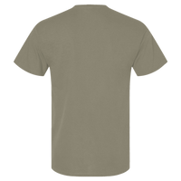 Berne Apparel Men's Lightweight Performance Pocket T-Shirt, Lichen, Back view