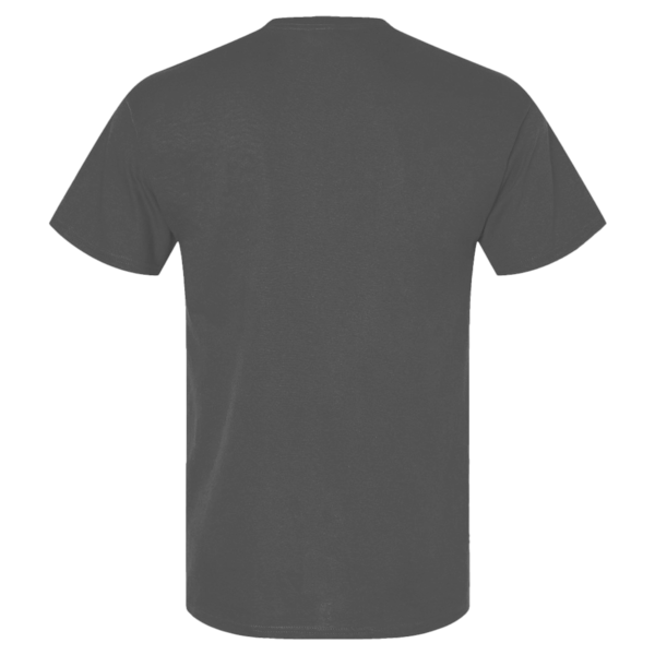 Berne Apparel Men's Lightweight Performance Pocket T-Shirt, Slate, Back view
