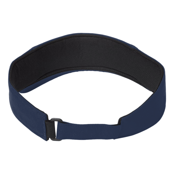 Big Accessories Chino Twill Visor, Navy, Back view