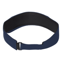 Big Accessories Chino Twill Visor, Navy, Back view