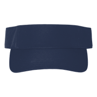 Big Accessories Chino Twill Visor, Navy, Front view
