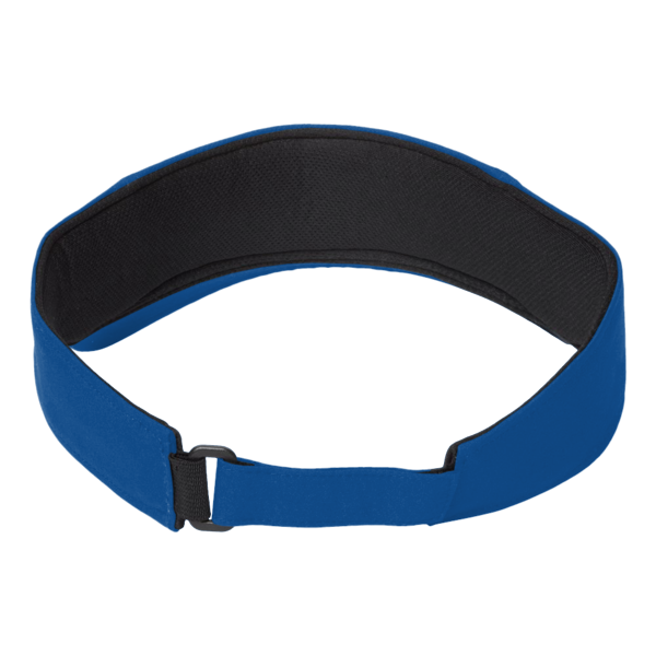 Big Accessories Chino Twill Visor, Royal, Back view