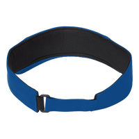 Big Accessories Chino Twill Visor, Royal, Back view