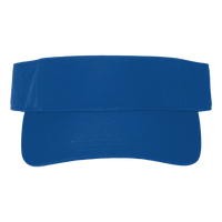 Big Accessories Chino Twill Visor, Royal, Front view