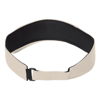 Big Accessories Chino Twill Visor, Stone, Back view
