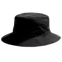 Big Accessories Crusher Bucket Hat, Black, Hat (Front) view