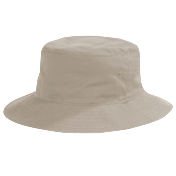 Big Accessories Crusher Bucket Hat, Stone, Hat (Front) view