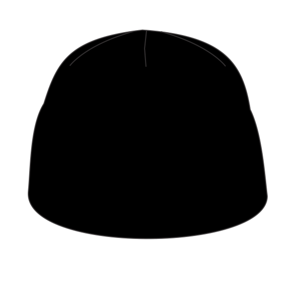 Big Accessories Fleece Beanie, Black, Hat (Front) view