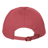 Big Accessories Heavy Washed Canvas Cap, Antique Red, Back view