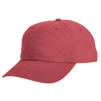 Big Accessories Heavy Washed Canvas Cap, Antique Red, Left Side view
