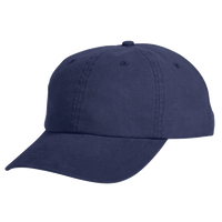 Big Accessories Heavy Washed Canvas Cap, Navy, Left Side view
