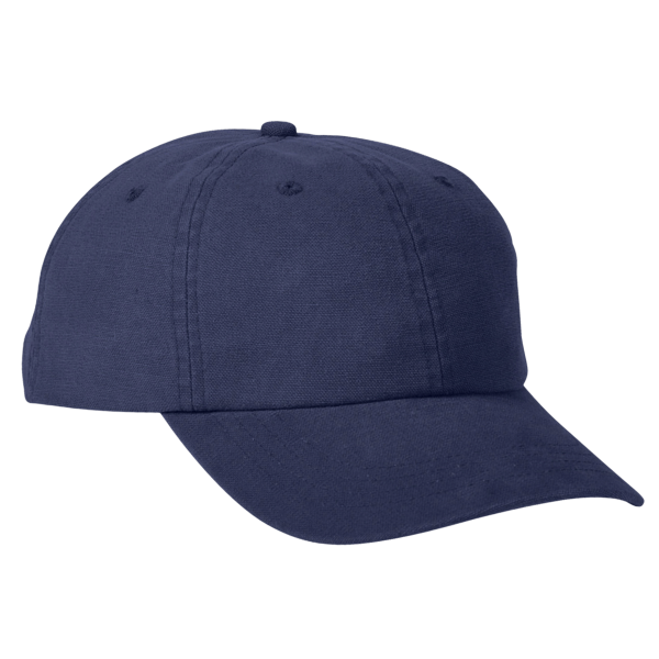 Big Accessories Heavy Washed Canvas Cap, Navy, Right Side view