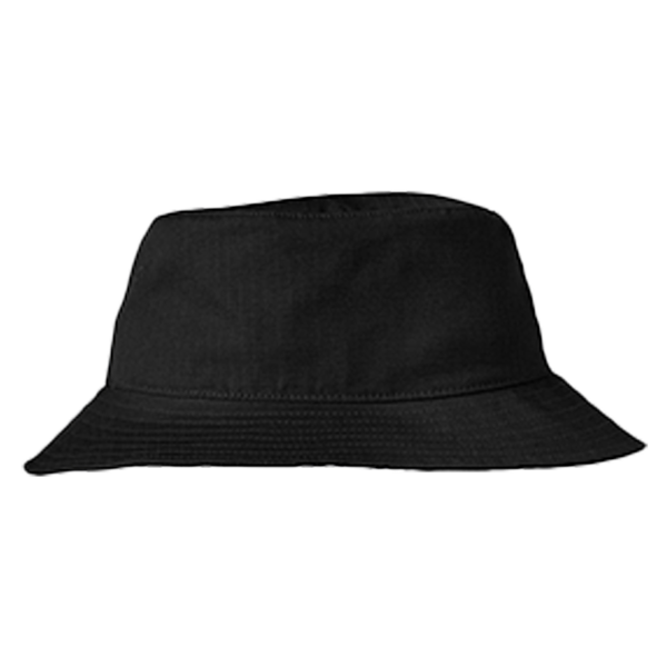 Big Accessories Lariat Bucket Hat, Black, Front view
