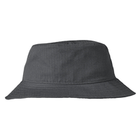 Big Accessories Lariat Bucket Hat, Charcoal, Front view