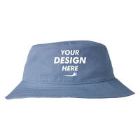 Big Accessories Lariat Bucket Hat, Slate Blue, Front view, Mockup