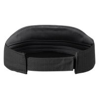 Big Accessories Lariat Visor, Black, Back view