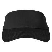 Big Accessories Lariat Visor, Black, Front view
