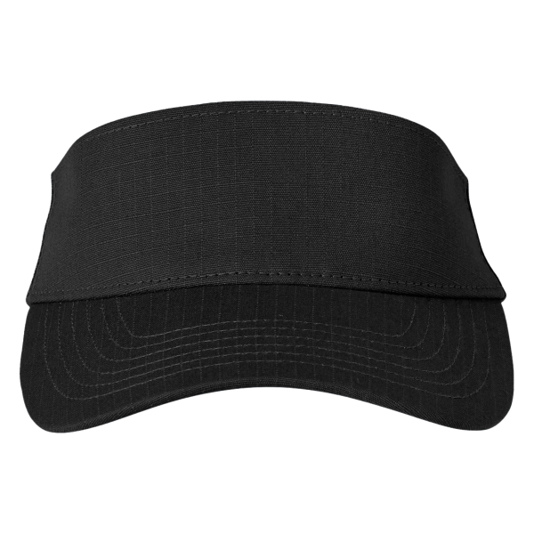 Big Accessories Lariat Visor, Black, Front view