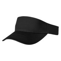 Big Accessories Lariat Visor, Black, Left Side view