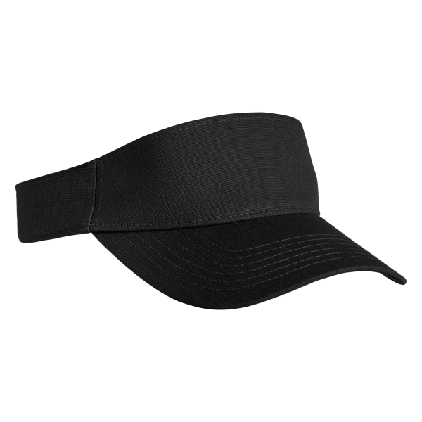 Big Accessories Lariat Visor, Black, Right Side view