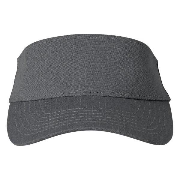 Big Accessories Lariat Visor, Charcoal, Front view