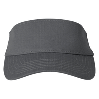 Big Accessories Lariat Visor, Charcoal, Front view