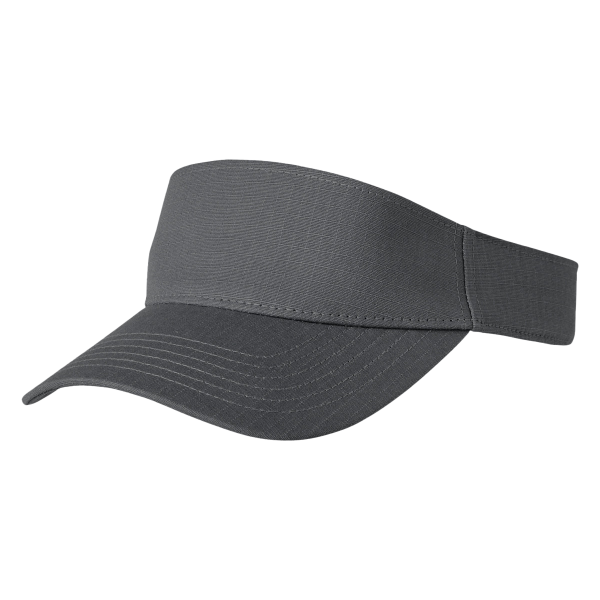 Big Accessories Lariat Visor, Charcoal, Left Side view