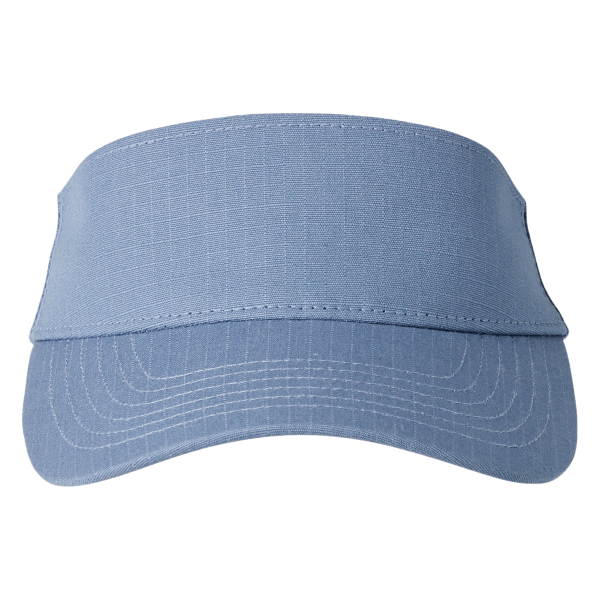 Big Accessories Lariat Visor, Slate Blue, Front view