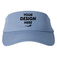 Big Accessories Lariat Visor, Slate Blue, Front view, Mockup