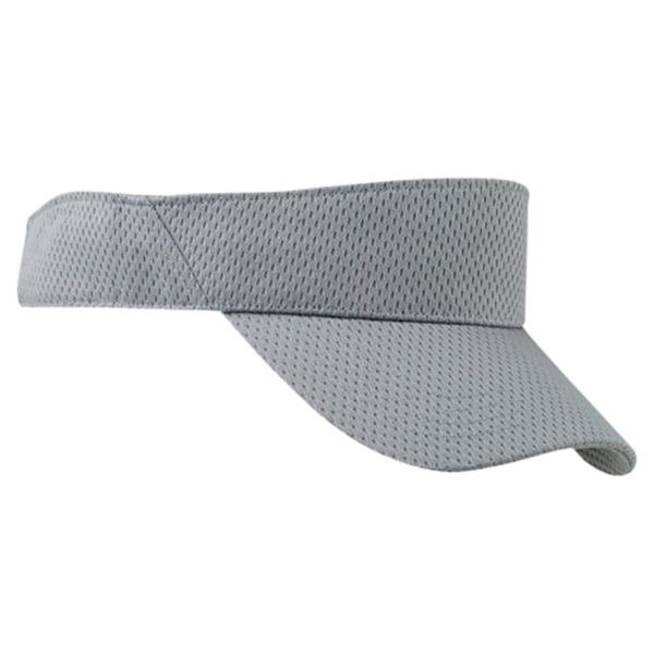 Big Accessories Mesh Visor, Grey, Front view
