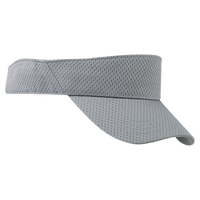 Big Accessories Mesh Visor, Grey, Front view