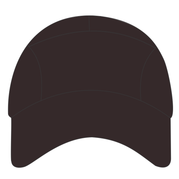 Big Accessories Pearl Performance Cap, Black, Front view