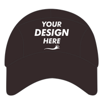 Big Accessories Pearl Performance Cap, Black, Front view, Mockup