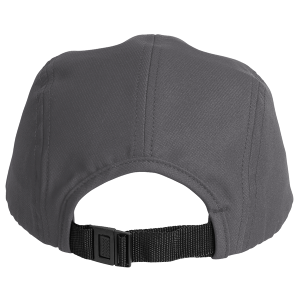 Big Accessories Pearl Performance Cap, Charcoal, Back view