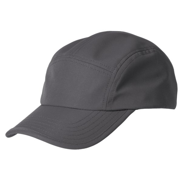 Big Accessories Pearl Performance Cap, Charcoal, Left Side view