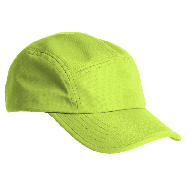Big Accessories Pearl Performance Cap, Neon Yellow, Right Side view