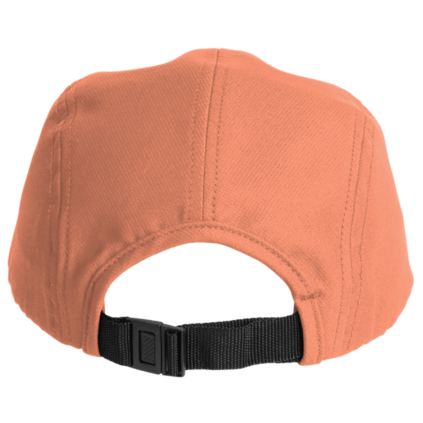 Big Accessories Pearl Performance Cap, Orange, Back view
