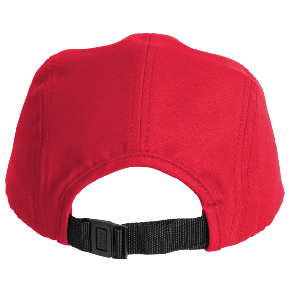 Big Accessories Pearl Performance Cap, Red, Back view