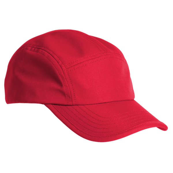 Big Accessories Pearl Performance Cap, Red, Right Side view