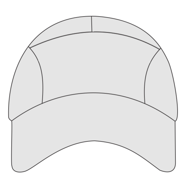 Big Accessories Pearl Performance Cap, White, Front view