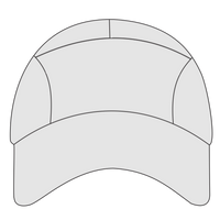 Big Accessories Pearl Performance Cap, White, Front view