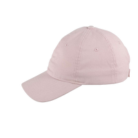 Big Accessories Six-Panel Twill Cap, Blush, Left Side view