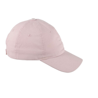 Big Accessories Six-Panel Twill Cap, Blush, Right Side view