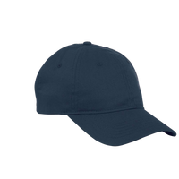 Big Accessories Six-Panel Twill Cap, Navy, Right Side view